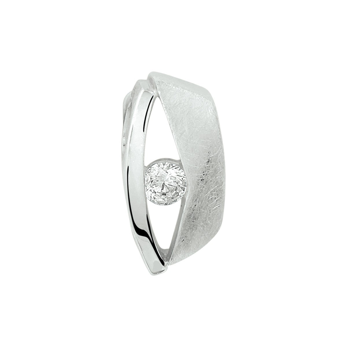 Fantasy Collection Hanger zirkonia poli/mat zilver
