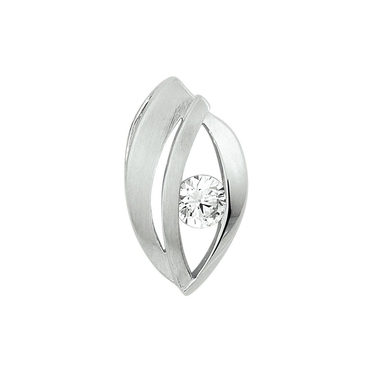 Fantasy Collection Hanger zirkonia poli/mat 15 mm zilver