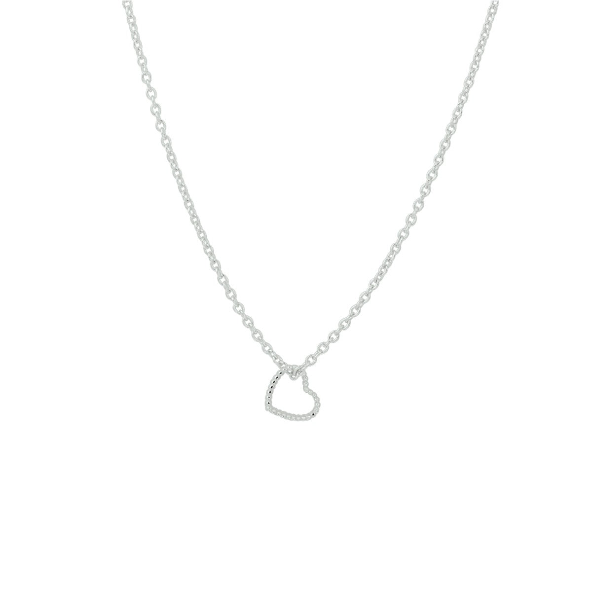 Fantasy Collection Collier hart 40 - 42 - 44 cm zilver