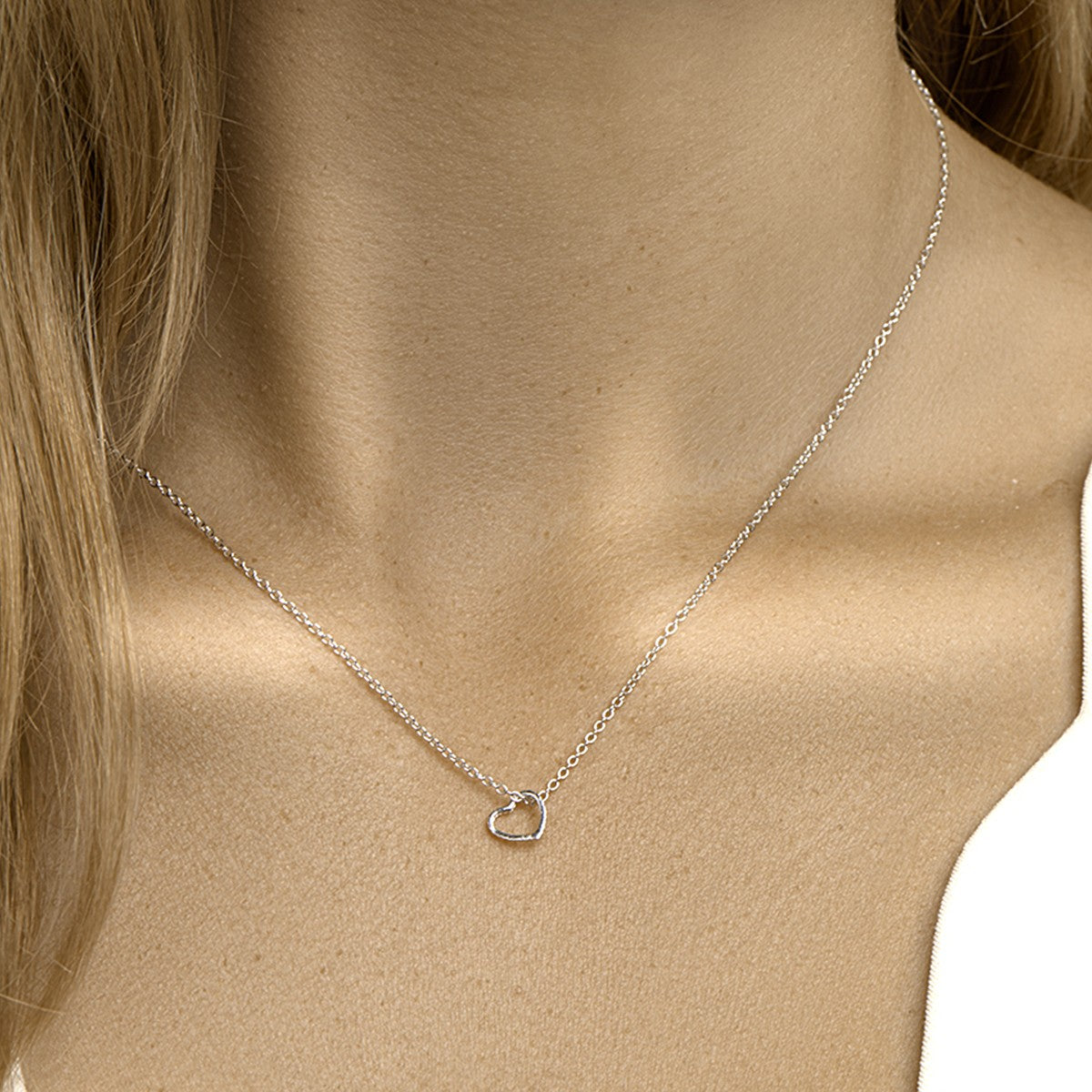 Fantasy Collection Collier hart 40 - 42 - 44 cm zilver