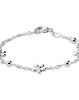 Zilver Gerhodineerd Armband Bloem 11 - 13 Cm 1333088 - PansiteNederland.nl