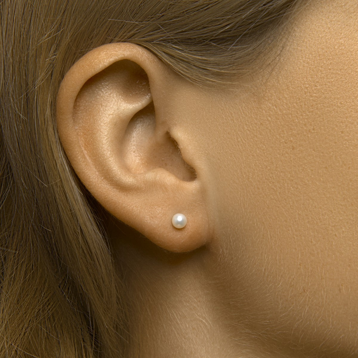 Fantasy Collection Oorbellen parel zilver