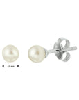 Zilver Gerhodineerd Oorknoppen Parel 1333335 - PansiteNederland.nl