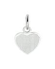 zilver gerhodineerd graveerhanger hart gediamanteerd 1333349 - PansiteNederland.nl