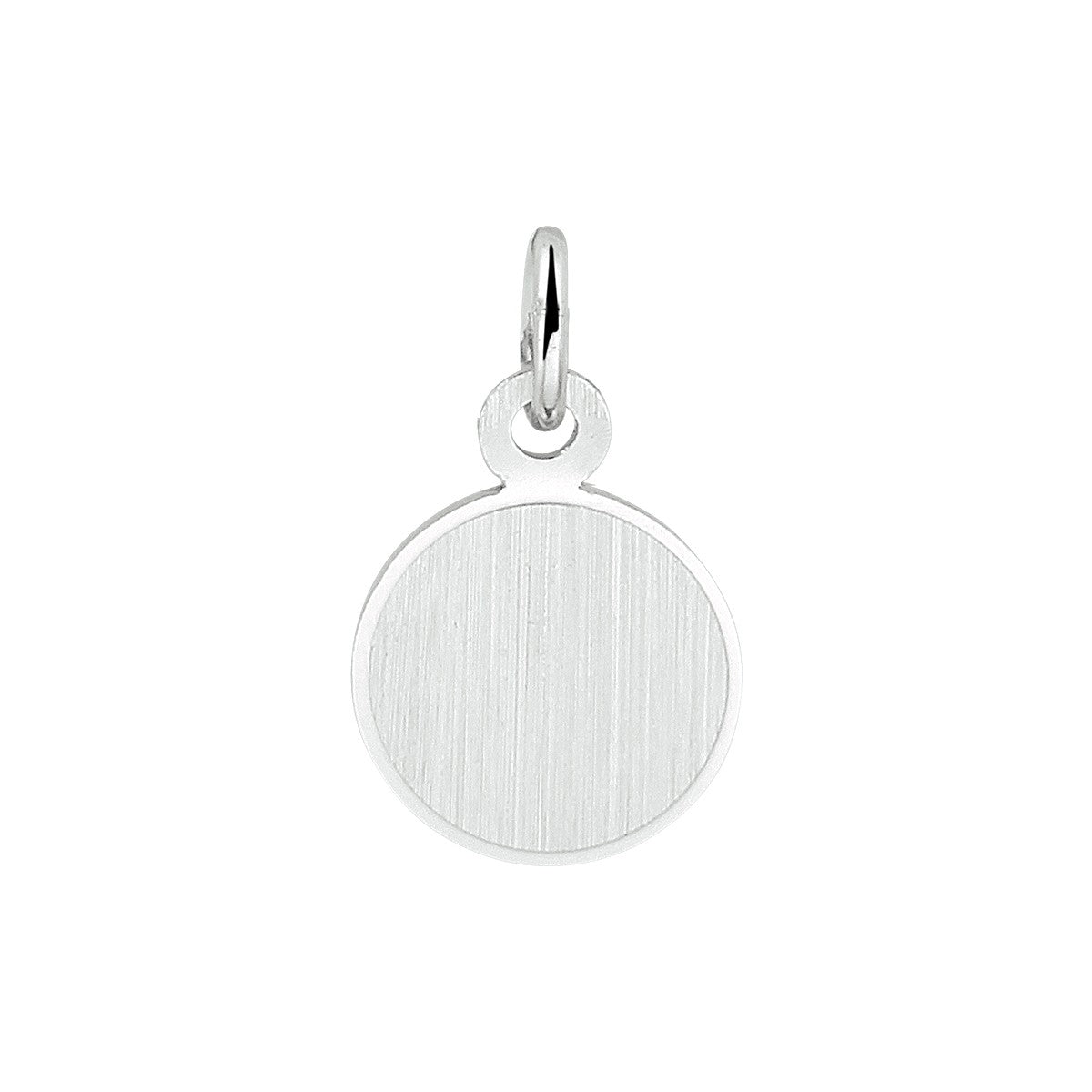 Fantasy Collection Graveerhanger rond gediamanteerd zilver