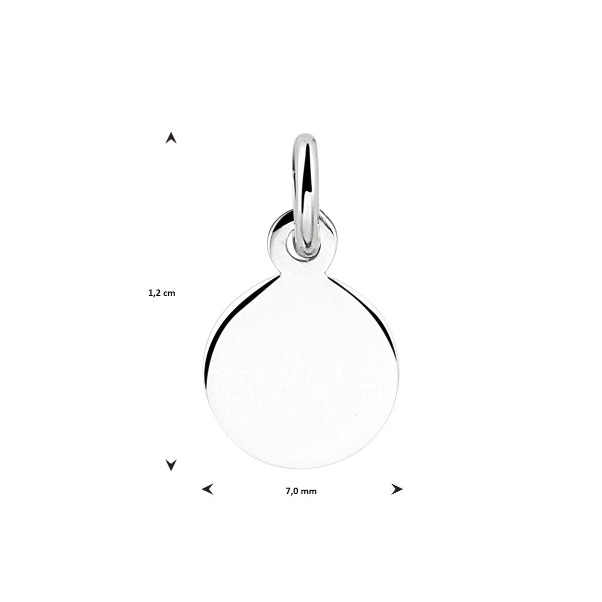Fantasy Collection Graveerhanger rond zilver