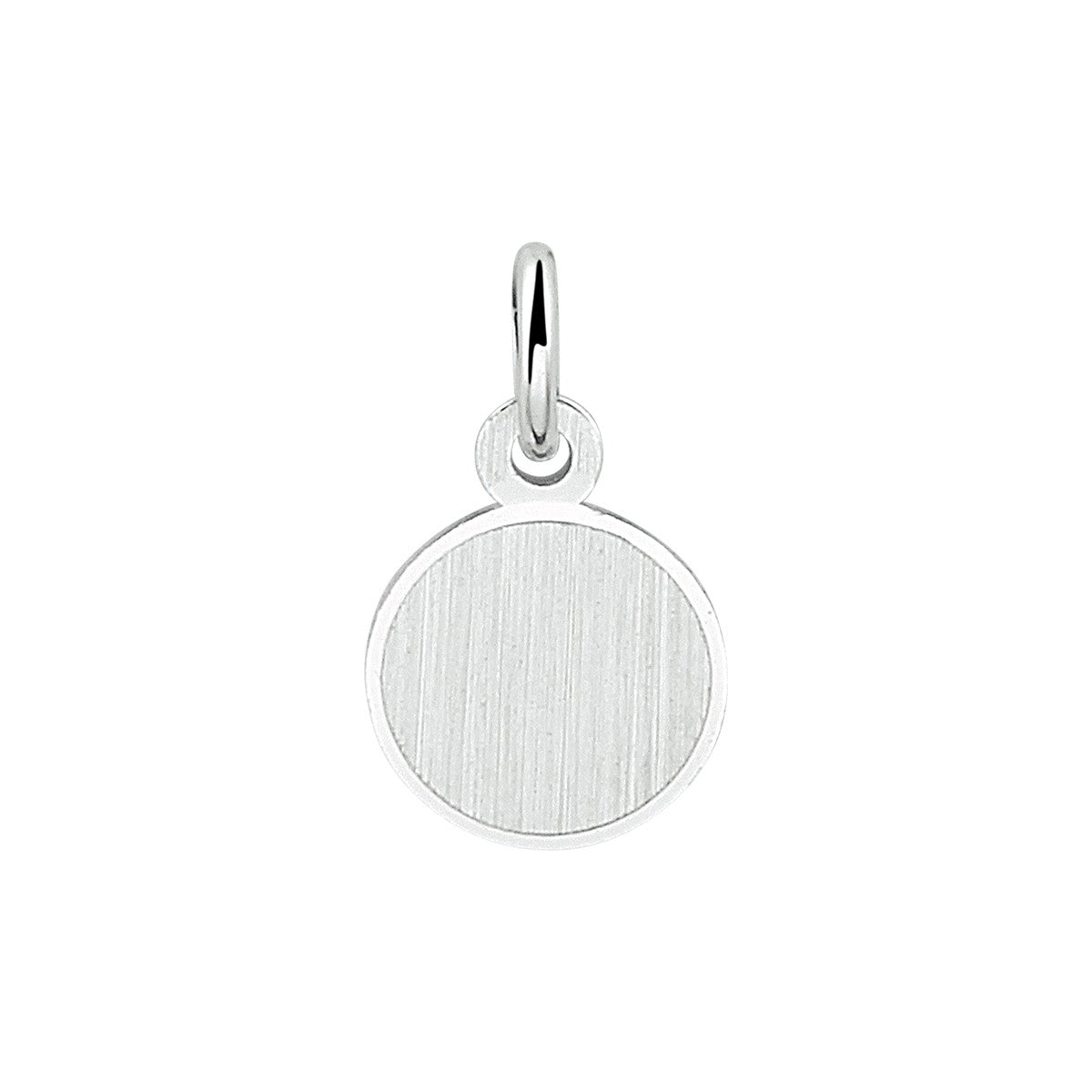 Fantasy Collection Graveerhanger rond gediamanteerd zilver
