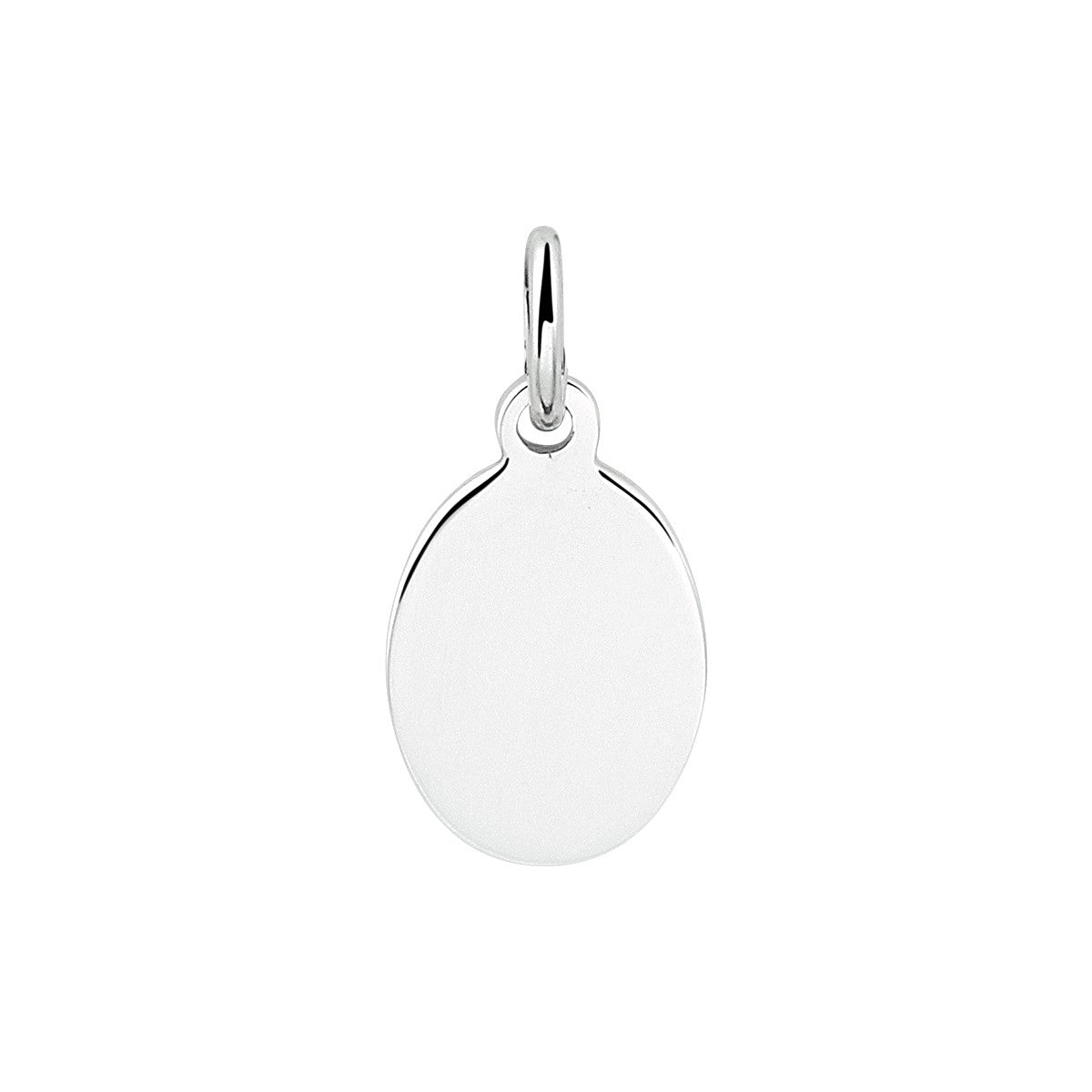 Fantasy Collection Graveerhanger ovaal zilver