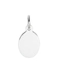 zilver gerhodineerd graveerhanger ovaal 1333357 - PansiteNederland.nl