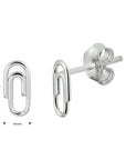 Zilver Gerhodineerd Oorknoppen Paperclip 1333526 - PansiteNederland.nl