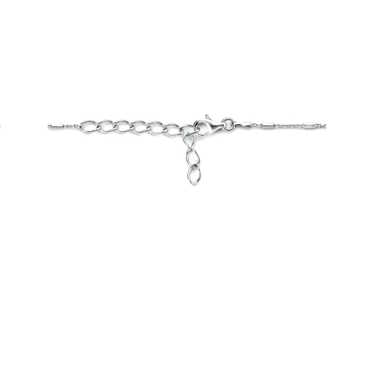 Fantasy Collection Collier buisjes 1,3 mm 40 + 4 cm zilver