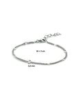 Zilver Gerhodineerd Armband Gourmette Met Tussenstuk 3,0 Mm 16 + 3 Cm 1333549 - PansiteNederland.nl