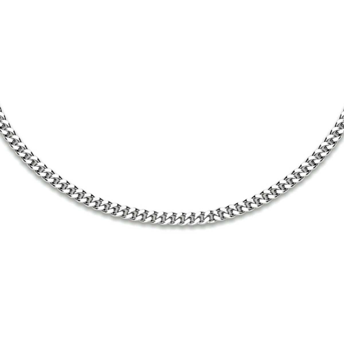 Fantasy Collection Collier gourmette 2,4 mm zilver