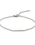 Zilver Gerhodineerd Graveerarmband Plaat 4,0 Mm 16 - 17,5 - 19 Cm 1333603 - PansiteNederland.nl