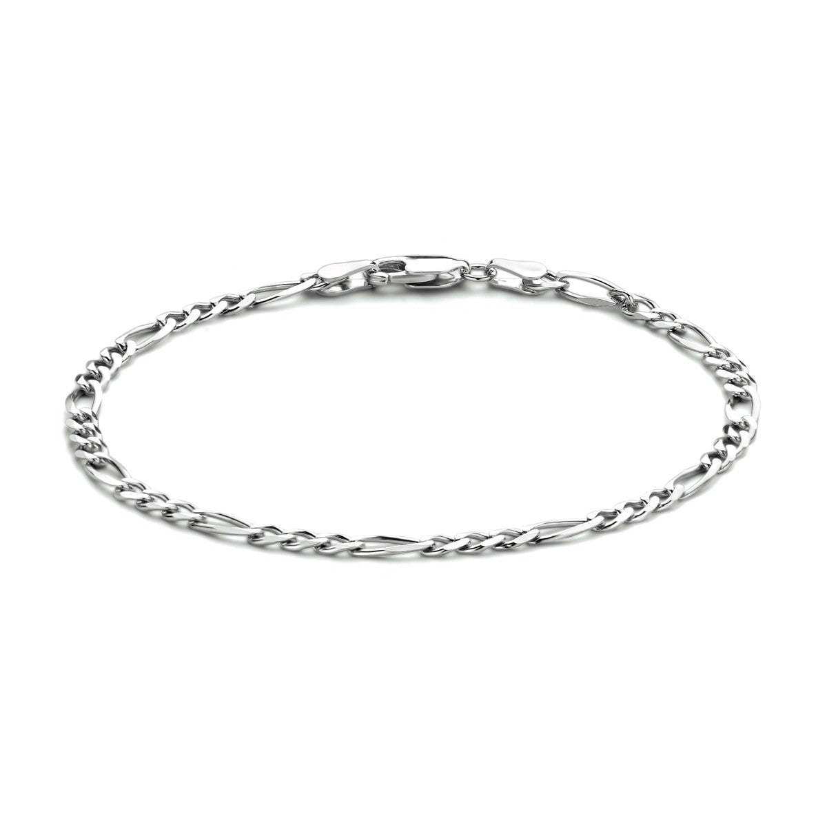 Fantasy Collection Armband figaro 3,3 mm zilver