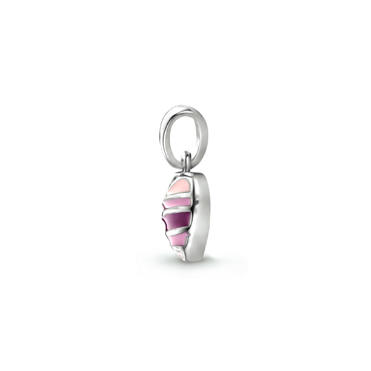 Fantasy Collection Hanger emaille hartje zilver