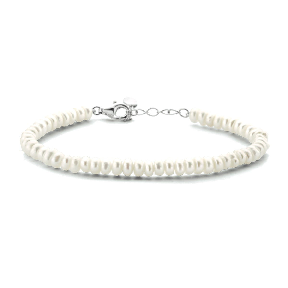 Fantasy Collection Armband parel 4,0 mm 16 + 3 cm zilver