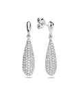 Zilver Gerhodineerd Oorhangers Zirkonia 1333687 - PansiteNederland.nl