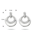 Zilver Gerhodineerd Oorknoppen Zirkonia 1333801 - PansiteNederland.nl