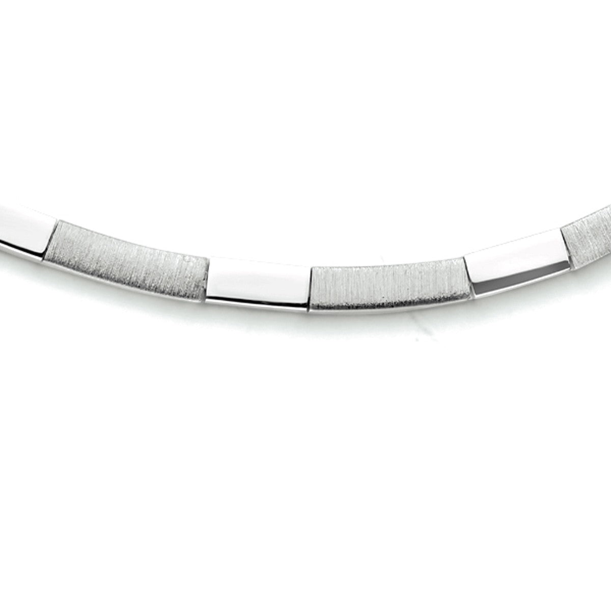 Fantasy Collection Collier 4,3 mm 43 cm poli/mat zilver