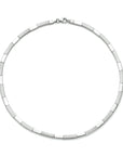 zilver gerhodineerd collier 4,3 mm 43 cm poli/mat 1333838 - PansiteNederland.nl