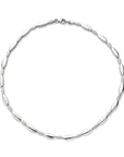 zilver gerhodineerd collier 5,2 mm 43 cm poli/mat 1333840 - PansiteNederland.nl