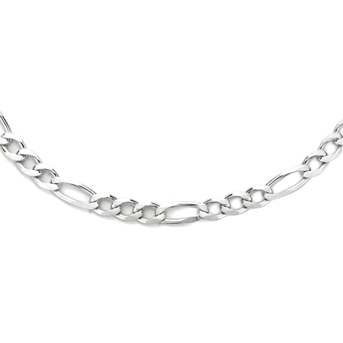 Fantasy Collection Collier figaro 4,0 mm zilver