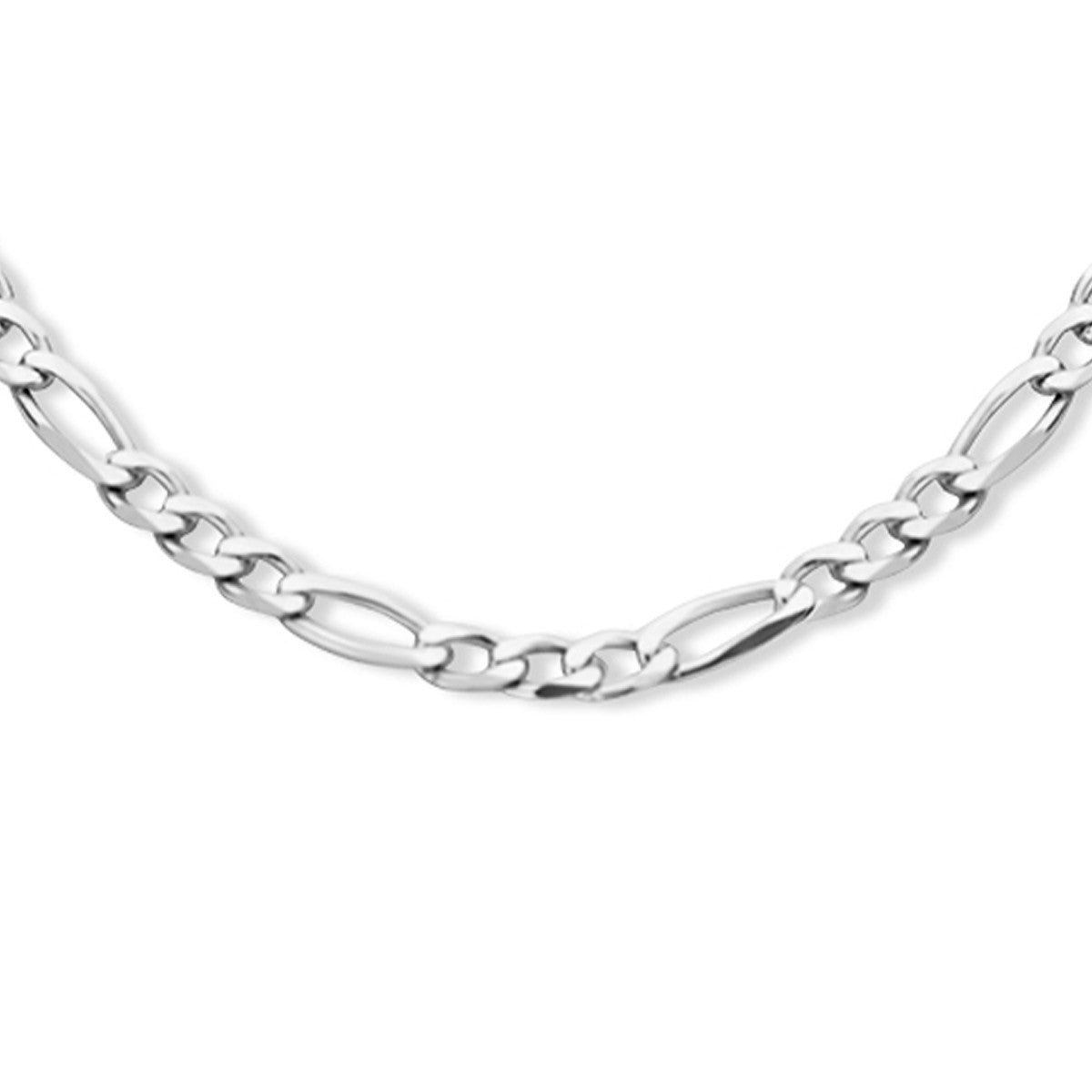 Fantasy Collection Collier figaro 3,3 mm zilver