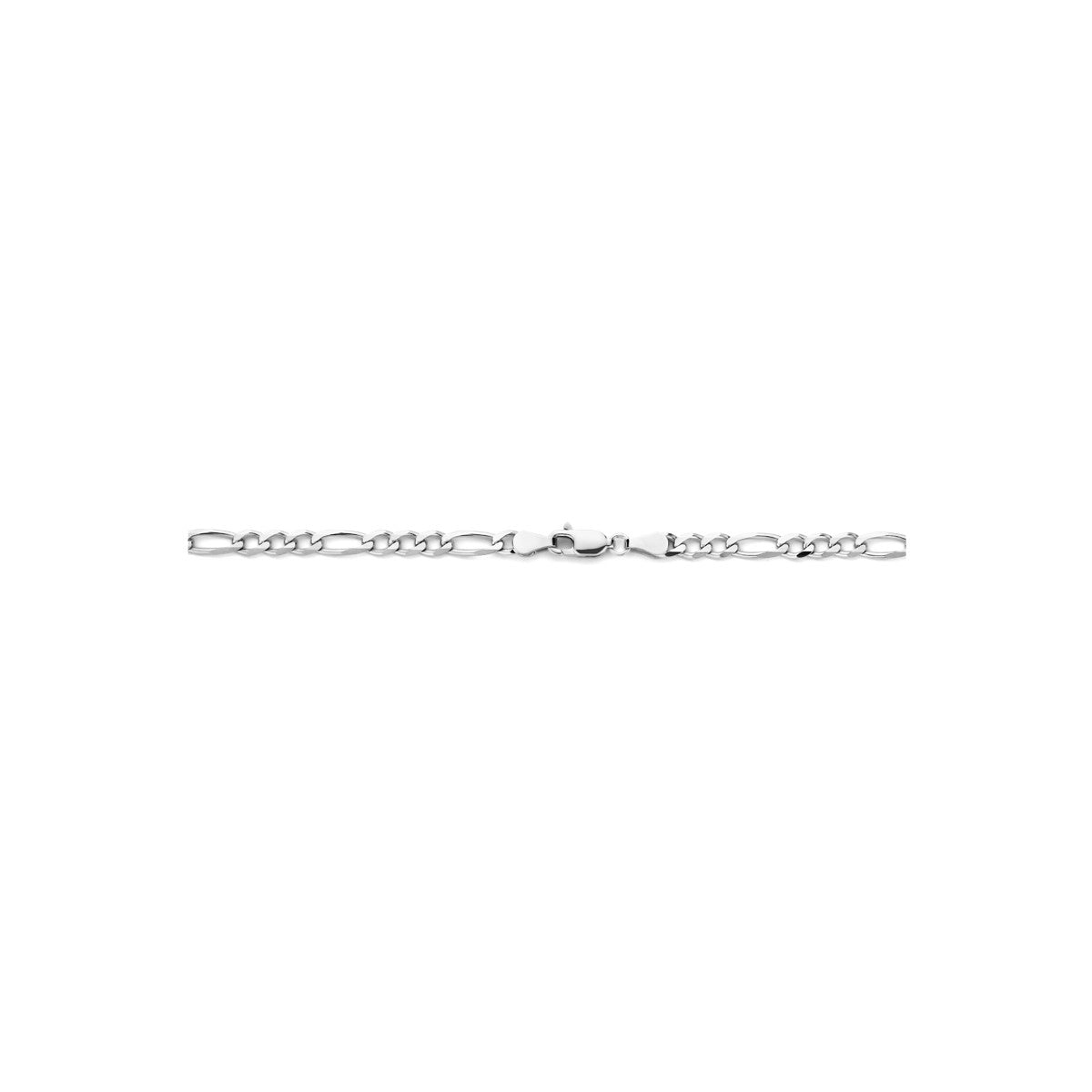 Fantasy Collection Collier figaro 3,3 mm zilver