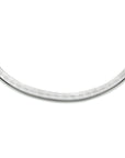 zilver gerhodineerd collier slang plat 3,3 mm 40 + 5 cm 1333852 - PansiteNederland.nl