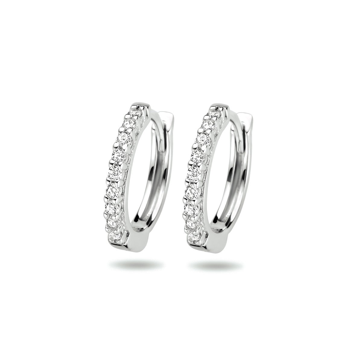 Fantasy Collection Oorbellen zirkonia zilver