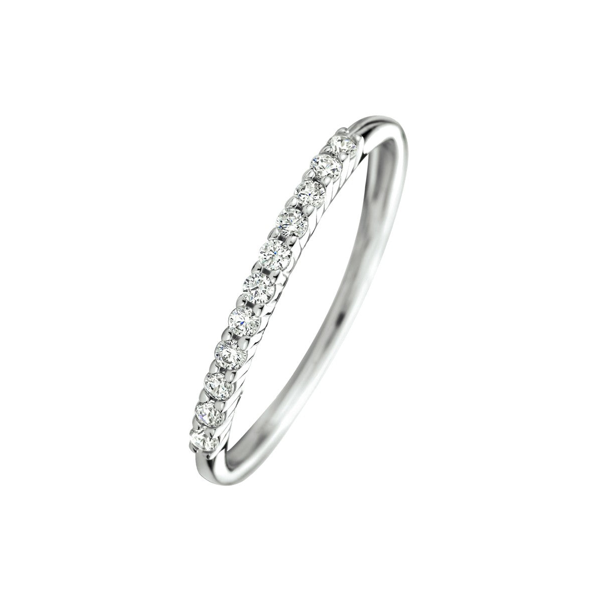 Fantasy Collection Aanschuifring zirkonia zilver