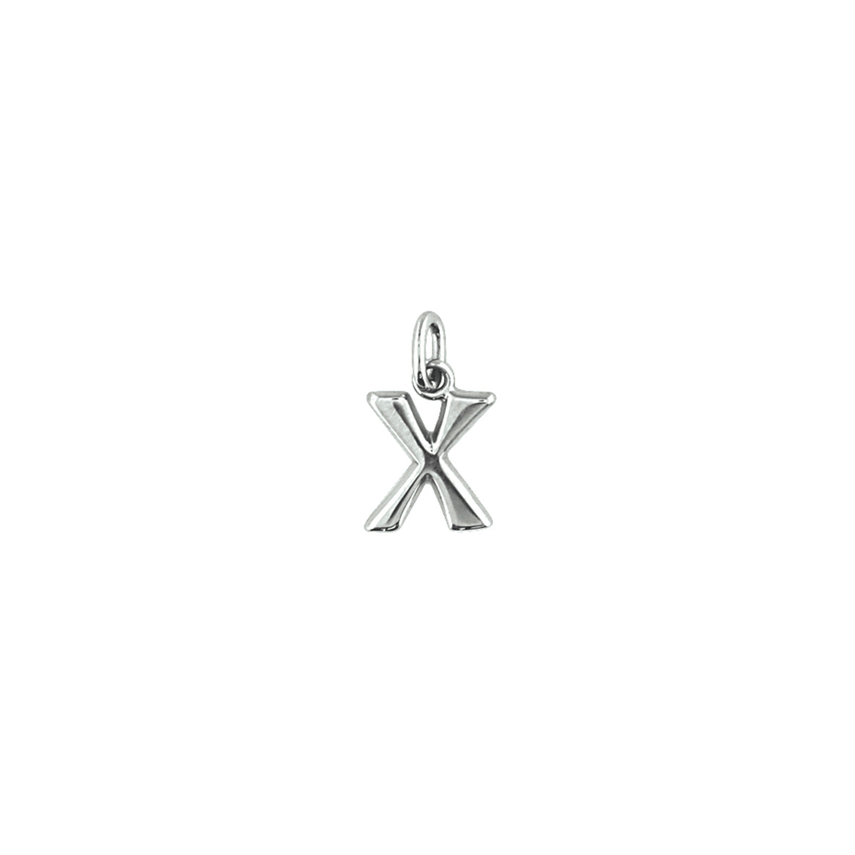 Fantasy Collection Hanger letter X 12 mm zilver gerhodineerd - PSN1333909