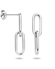 Zilver Gerhodineerd Oorhangers Paperclip 1333917 - PansiteNederland.nl
