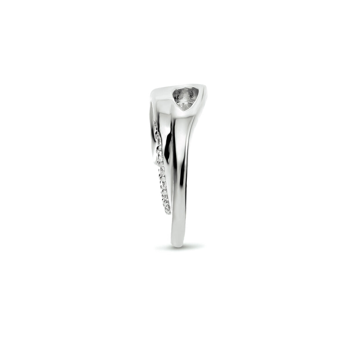 Zilveren hanger rondje zirkonia zilver gerhodineerd PSN1333970, exclusief en kwalitatief hoogwaardig. Ontdek nu!