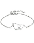 Zilver Gerhodineerd Armband Hartjes 16 + 3 Cm 1333997 - PansiteNederland.nl