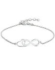 Zilver Gerhodineerd Armband Infinity En Hart 16 + 3 Cm 1333998 - PansiteNederland.nl