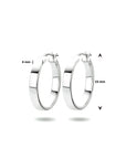 Zilver Gerhodineerd Oorringen 1334032 - PansiteNederland.nl