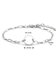 Zilver Gerhodineerd Armband Rondje 16 + 3 Cm 1334034 - PansiteNederland.nl