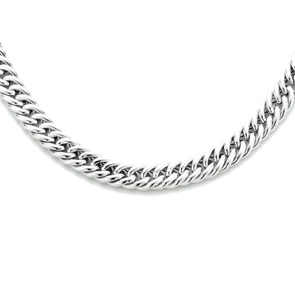 Fantasy Collection Collier geslepen gourmette zilver
