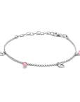 Zilver gerhodineerd enkelbandje hartjes 18 + 4 cm 1334126, exclusief en kwalitatief hoogwaardig. Ontdek nu!