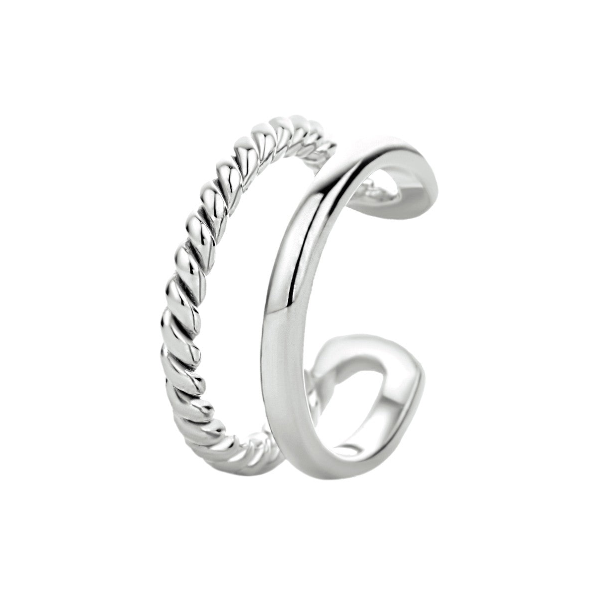 Fantasy Collection Earcuff 11 mm zilver oorbellen