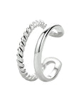 Zilver Gerhodineerd Earcuff 1334220 - PansiteNederland.nl