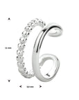 Zilver Gerhodineerd Earcuff 1334221 - PansiteNederland.nl