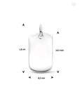 zilver gerhodineerd graveerhanger 1334228 - PansiteNederland.nl