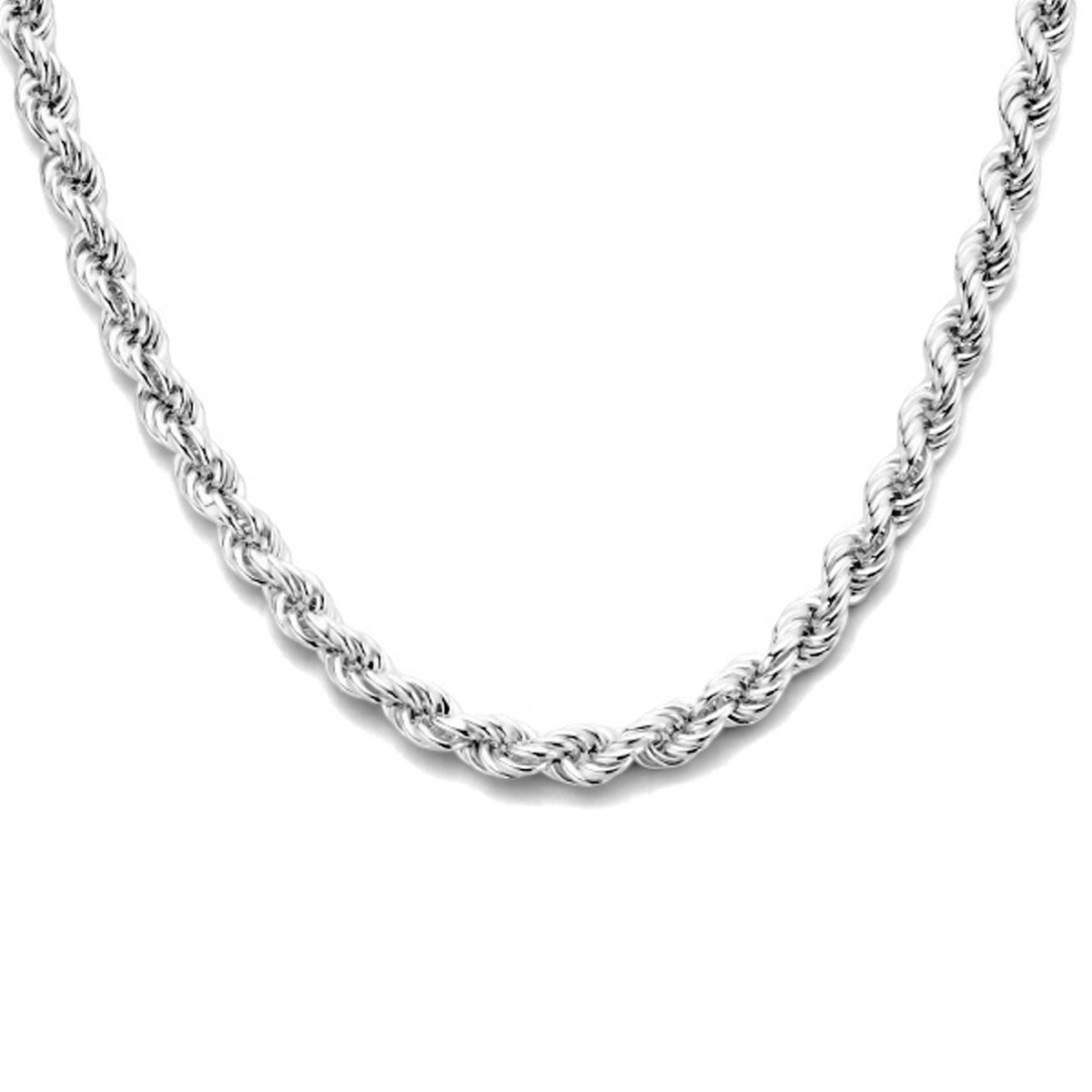 Fantasy Collection Collier koord 4,2 mm zilver