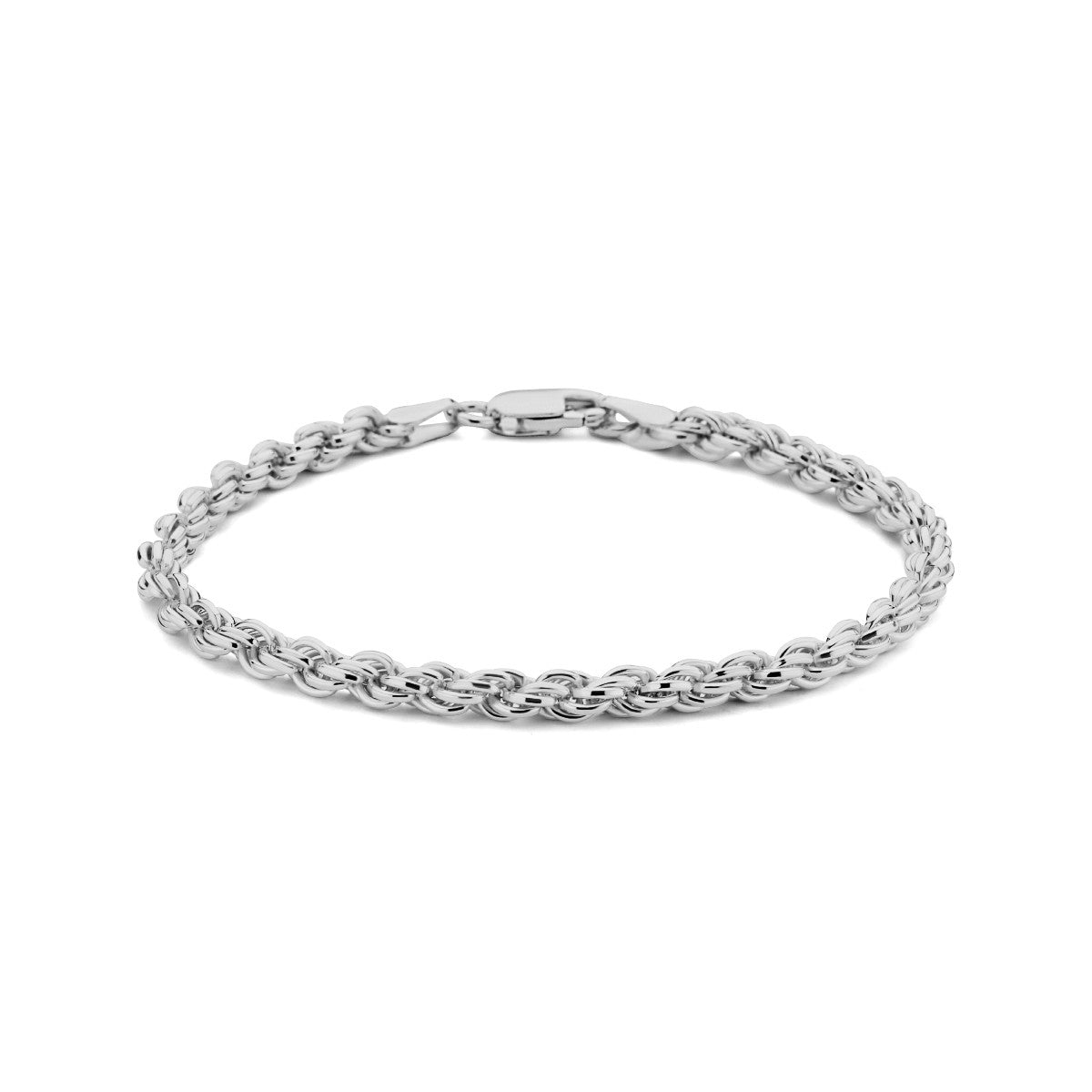 Fantasy Collection Armband koord 4,2 mm zilver
