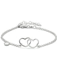 Zilver Gerhodineerd Armband Hartjes 16 + 3 Cm 1334748 - PansiteNederland.nl