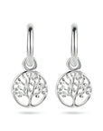 Zilver Gerhodineerd Klapoorringen Levensboom 1334762 - PansiteNederland.nl