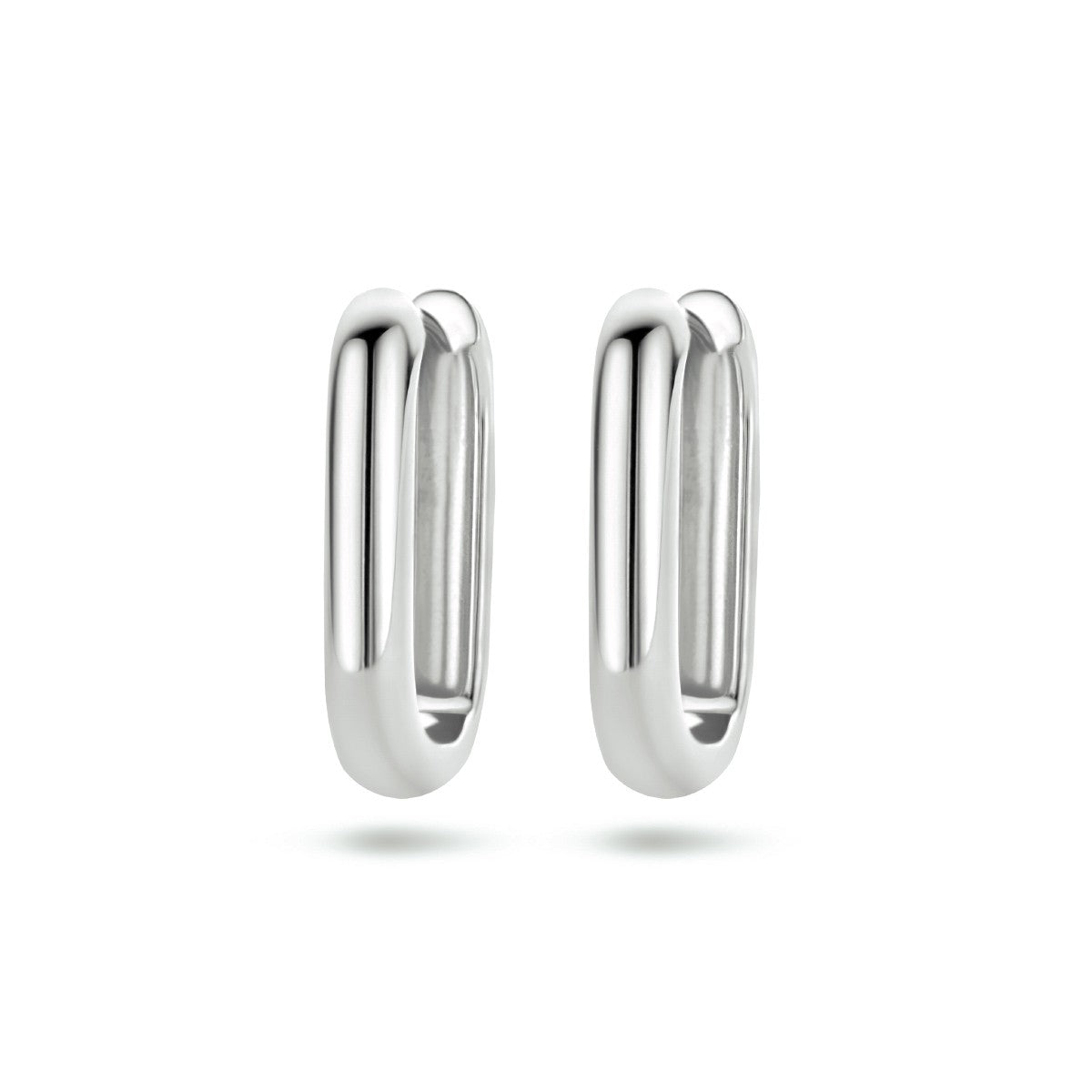 Fantasy Collection Oorbellen paperclip zilver